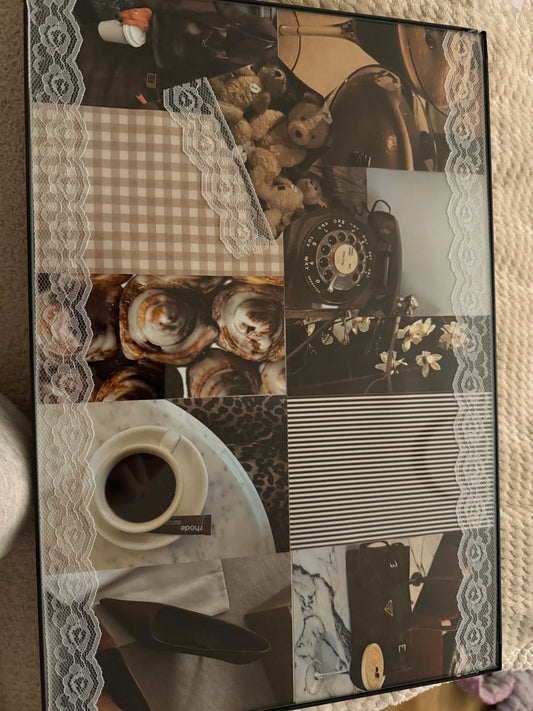 lace teddy collage