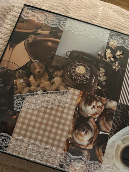 lace teddy collage